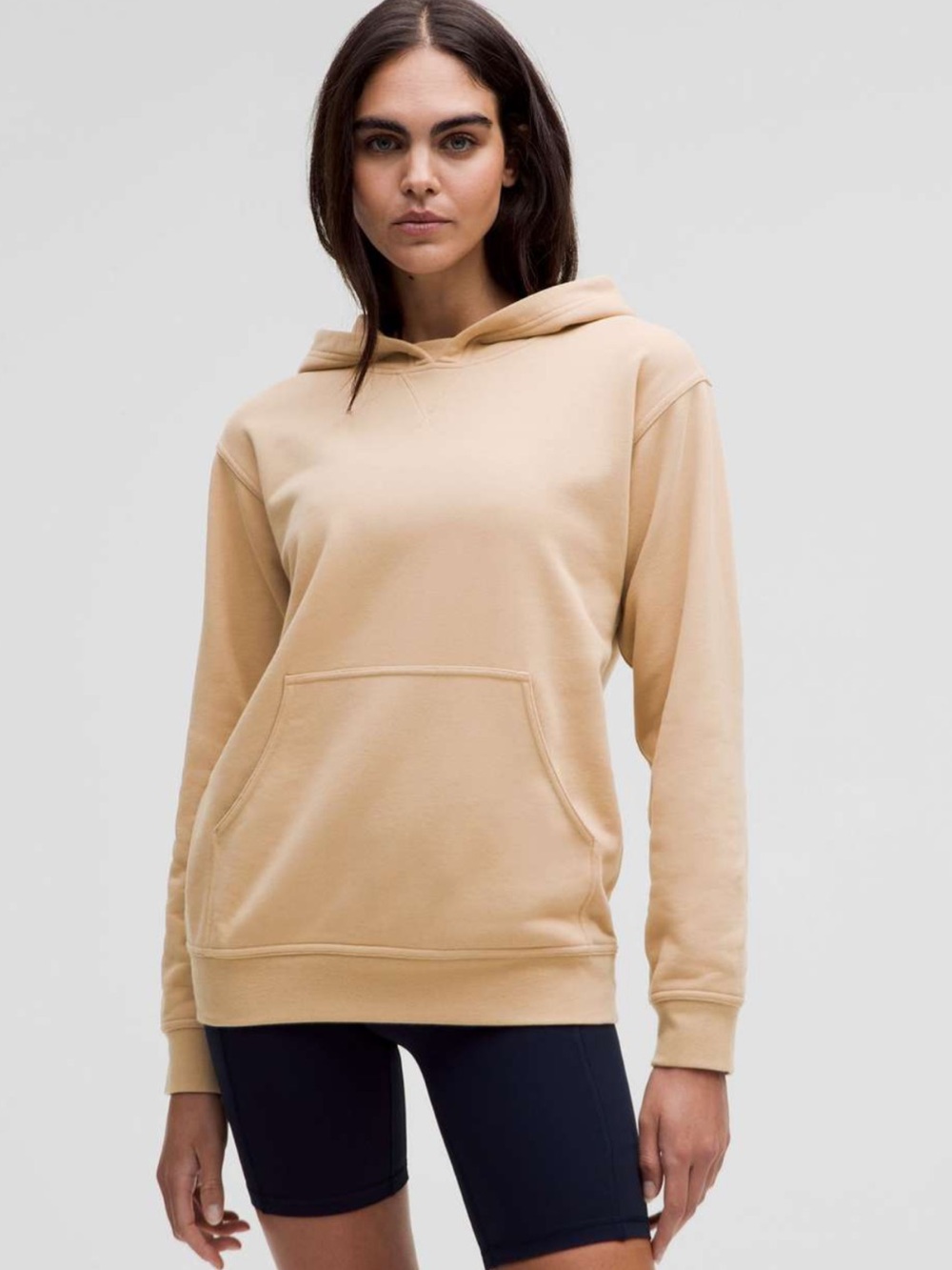 Lululemon All Yours Hoodie French Terry Beech Wood Size 6